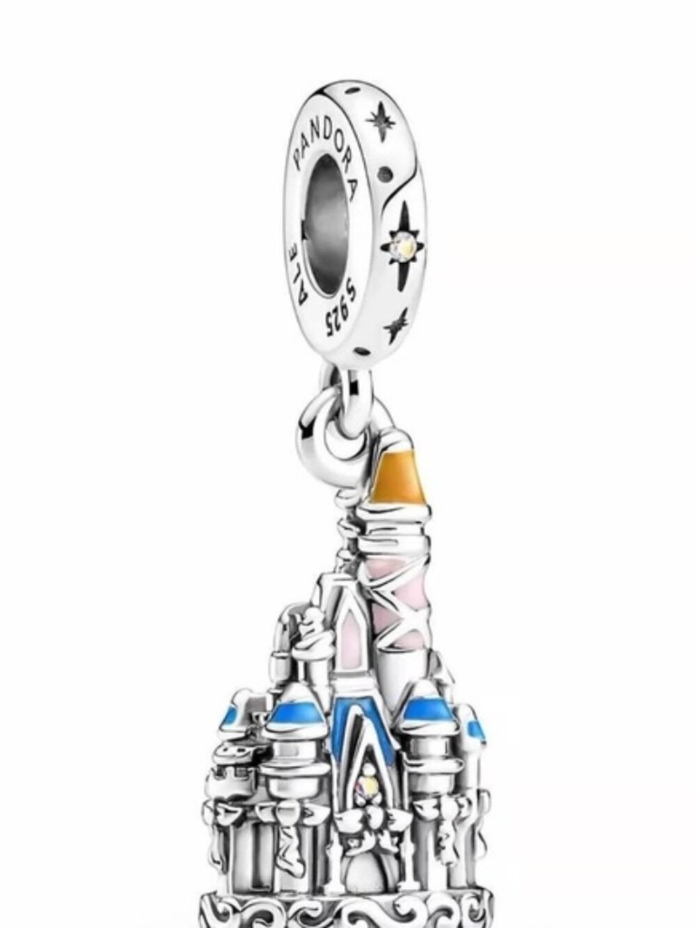 Disney Pandora Charm - Walt Disney World 50th Anniversary Castle Silver Charm